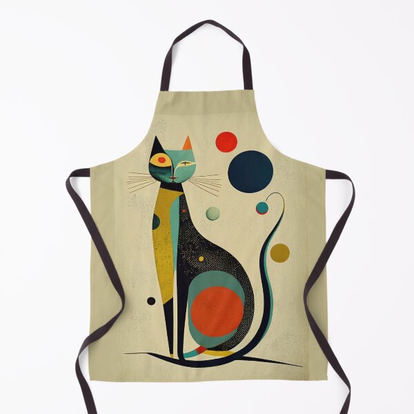 Item preview, Mid Century Cat 3 Abstract Art Print Painting Wall Decor designed and sold by winterkitty88.