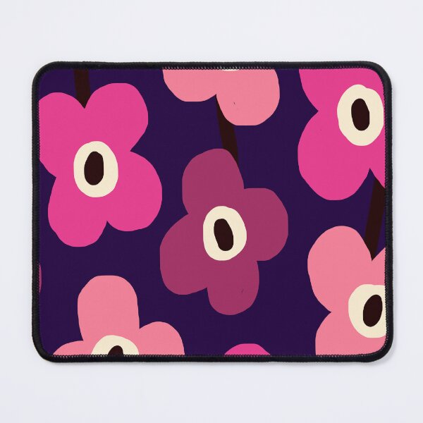 Item preview, Iconic Modern Nordic Garden in Blackcurrant, Purple and Cherry Pink designed and sold by Deutschic.