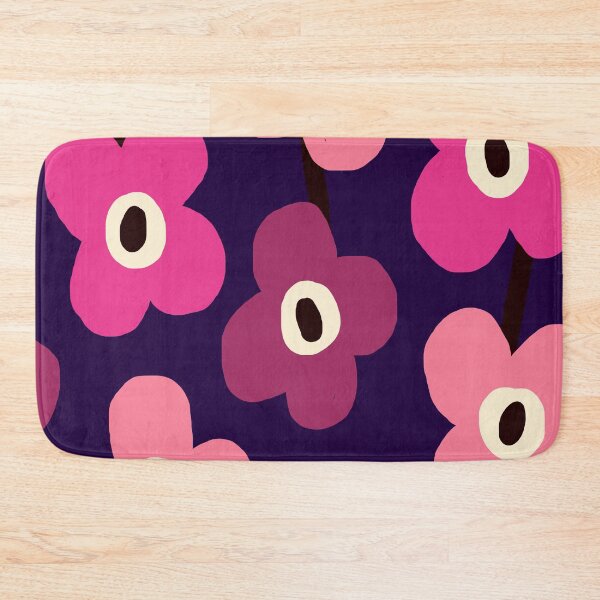 Item preview, Iconic Modern Nordic Garden in Blackcurrant, Purple and Cherry Pink designed and sold by Deutschic.