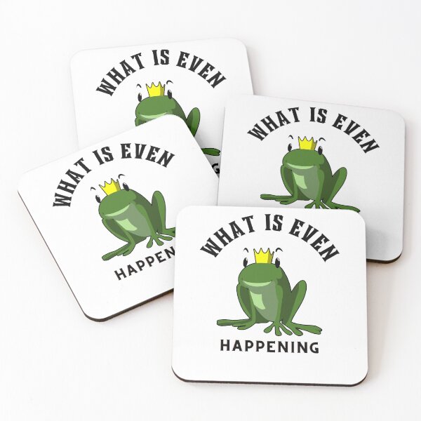 Item preview, What Is Even Happening Frog , Funny Meme , Funny Gift, MeMe Gift designed and sold by Jesse ⭐⭐⭐⭐⭐.