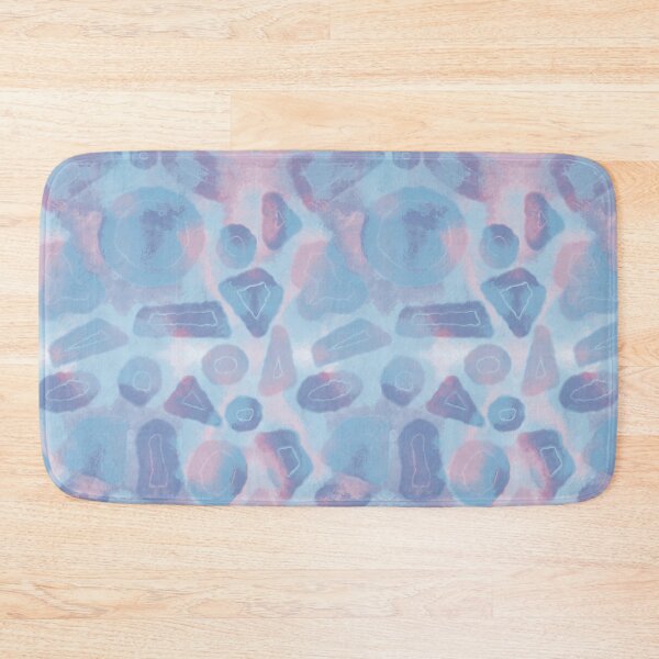 Item preview, Tie and dye Random shapes green blue abstract seamless pattern designed and sold by chuckletuckle.
