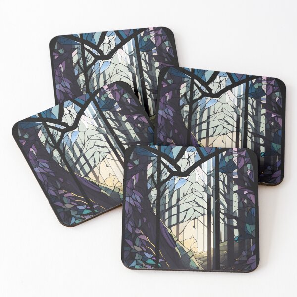 Item preview, Magical Forest - Stained Glass designed and sold by ShadowAndSlate.
