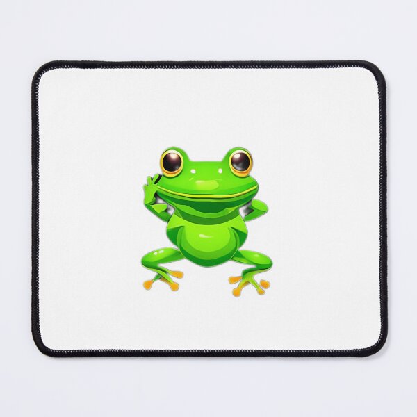 Aperçu de l'œuvre Grenouille mignonne et drôle pour la Journée mondiale de la grenouille 2023 créée et vendue par KoolStuffRUS.