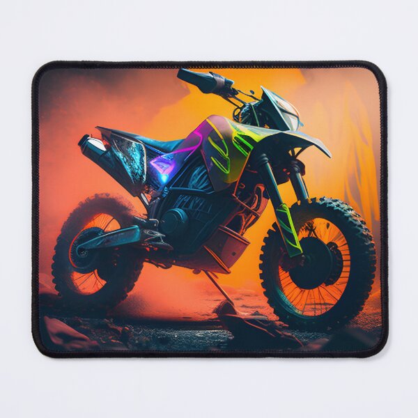 Item preview, Futuristic Cyberpunk Neon Dirt Bike designed and sold by beluxe.