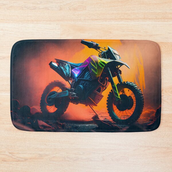 Item preview, Futuristic Cyberpunk Neon Dirt Bike designed and sold by beluxe.