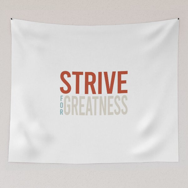 Item preview, Boxing Motivation Strive for Greatness designed and sold by whyitsme.