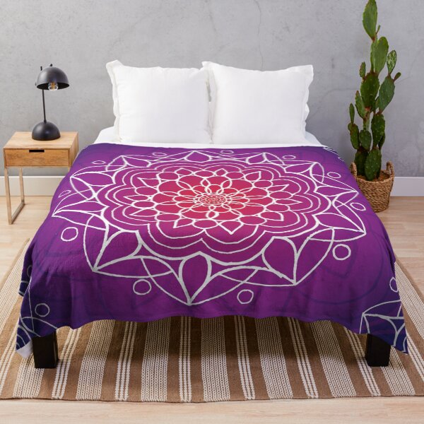 Item preview, Mandala Wall Tapestry - Purple/Red designed and sold by Cara Archer.
