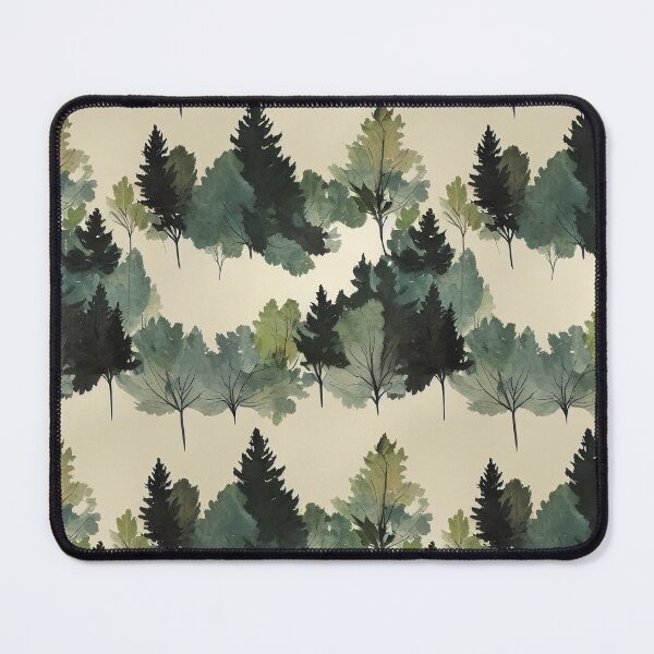 Item preview, Watercolor pastel wood forest trees designed and sold by YeKnot.