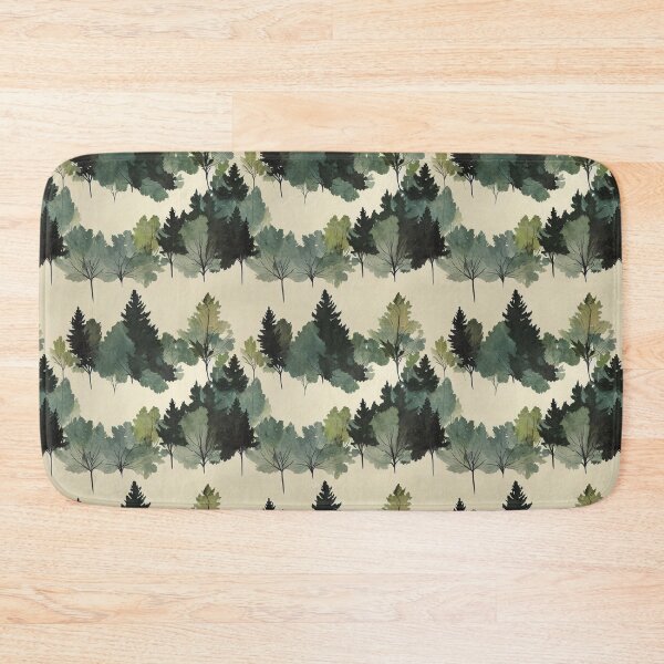 Item preview, Watercolor pastel wood forest trees designed and sold by YeKnot.