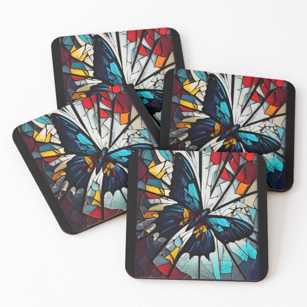 Item preview, Butterfly - Stained Glass designed and sold by ShadowAndSlate.
