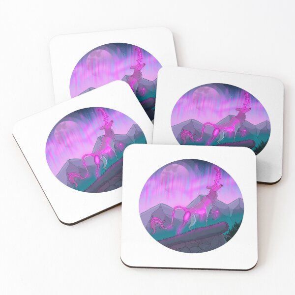 Item preview, Pink Cyborg Unicorn (circle) designed and sold by Upbeat-Cryptid.