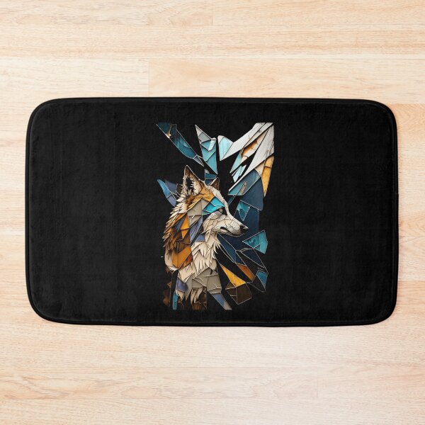 Item preview, Shattered Wolf - Stained Glass designed and sold by ShadowAndSlate.