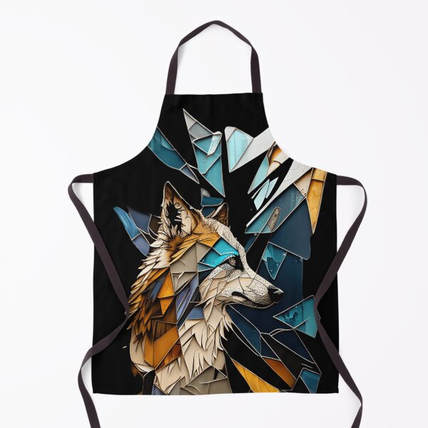 Item preview, Shattered Wolf - Stained Glass designed and sold by ShadowAndSlate.