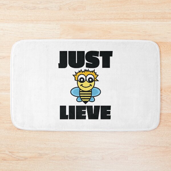 Item preview, Just Believe Motivational Saying Quote Flying Bee Icon Illustration Clever Religious Faith Etc designed and sold by doseofwin.