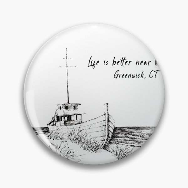 Item preview, Life is better near the water -circle designed and sold by Marek Boltruczuk.