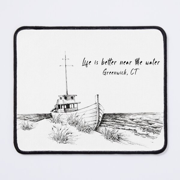 Item preview, Life is better near the water -circle designed and sold by Marek Boltruczuk.