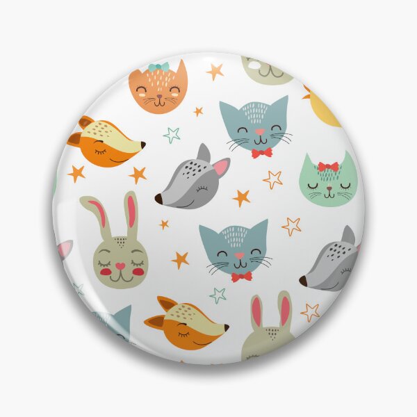 Item preview, Cute Hand Drawn Doodle Kawaii Animals Pattern designed and sold by Sweet  Zoe Shop.