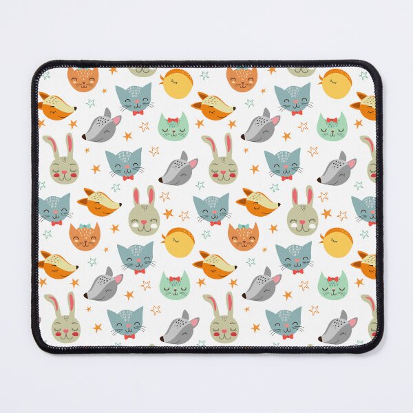 Item preview, Cute Hand Drawn Doodle Kawaii Animals Pattern designed and sold by Sweet  Zoe Shop.