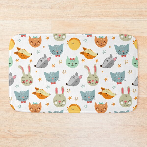 Item preview, Cute Hand Drawn Doodle Kawaii Animals Pattern designed and sold by Sweet  Zoe Shop.
