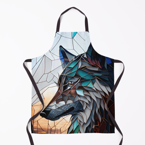 Item preview, Wolf - Stained Glass designed and sold by ShadowAndSlate.