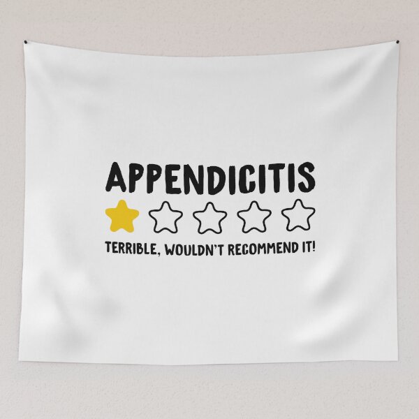Item preview, Appendicitis Terrible Wouldn't Recommend It! - Funny Appendectomy designed and sold by T-shirt For You.