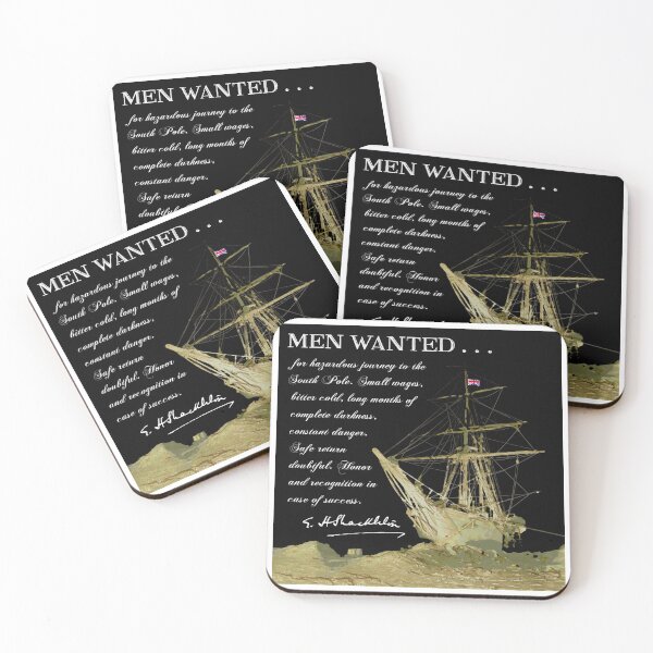 Item preview, Men Wanted for South Pole Exploration - Shackleton 1914 designed and sold by Daniel Hagerman.