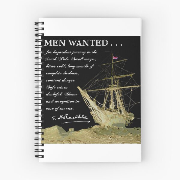 Item preview, Men Wanted for South Pole Exploration - Shackleton 1914 designed and sold by Daniel Hagerman.