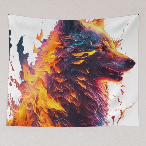 Item preview, "The Fury of the Wolf" designed and sold by DesignerDuds.