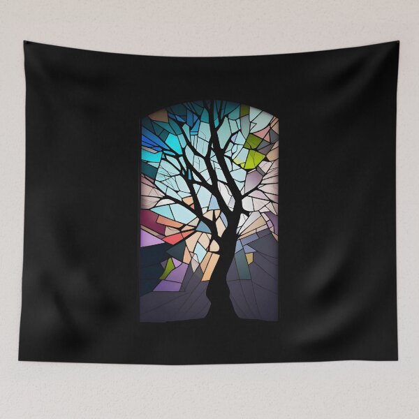 Item preview, Tree - Stained Glass designed and sold by ShadowAndSlate.