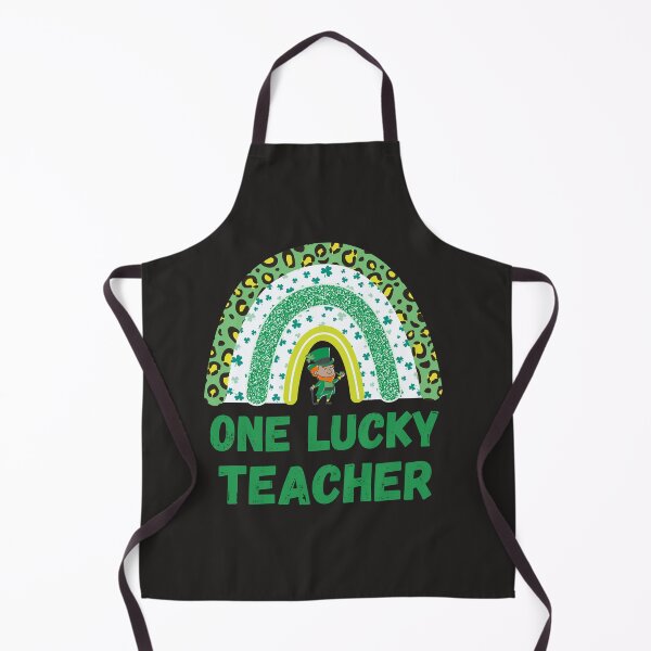 Item preview, One Lucky Teacher Leoaprd Rainbow St Patrick’s Day designed and sold by shopping new.