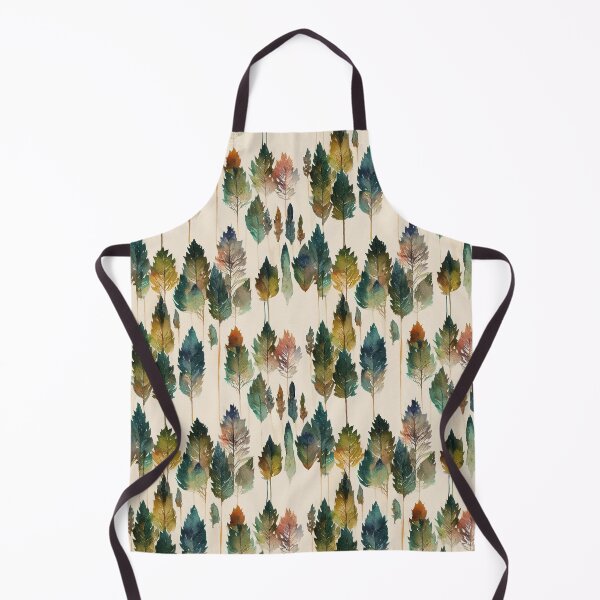 Item preview, Watercolor pastel wood forest trees autumn designed and sold by YeKnot.