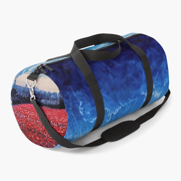 Item preview, Heart made of clouds over a field of poppies  designed and sold by Arthoughts.
