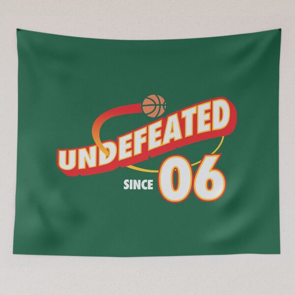 Item preview, Undefeated Since 06 - Seattle Supersonics Basketball designed and sold by sportsign.