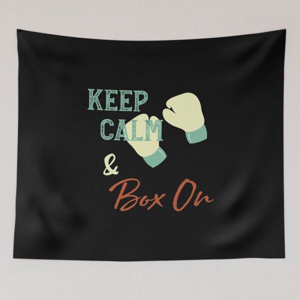 Item preview, Boxer Humor Keep Calm and Box On designed and sold by whyitsme.