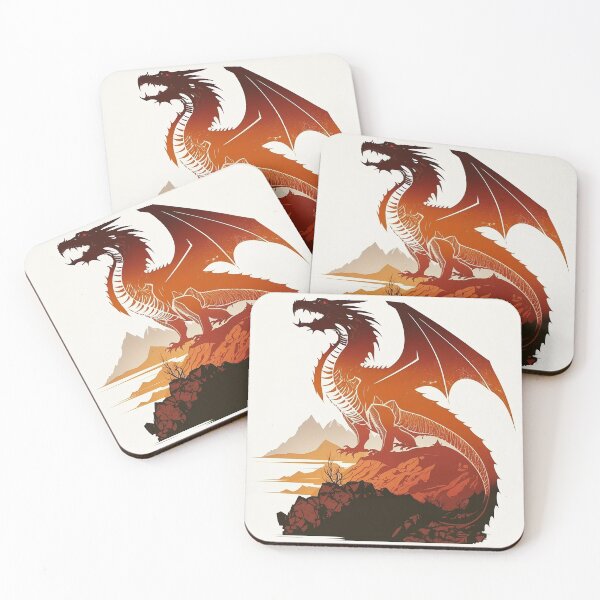 Item preview, Dragon and mountains art  designed and sold by Maryberry96.