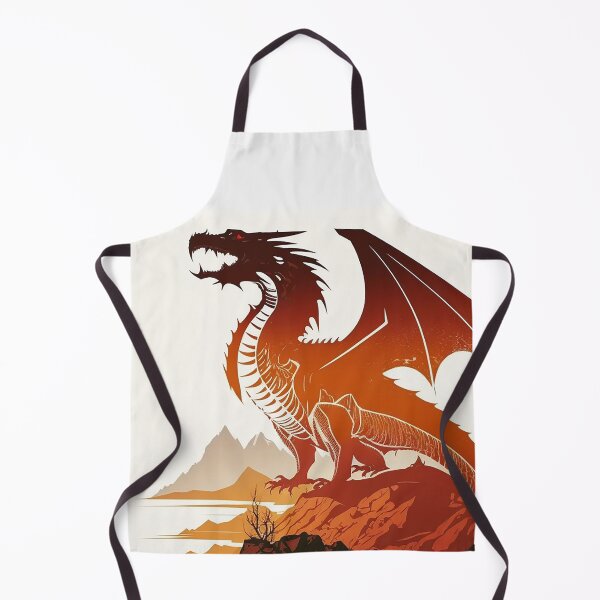 Item preview, Dragon and mountains art designed and sold by Maryberry96.