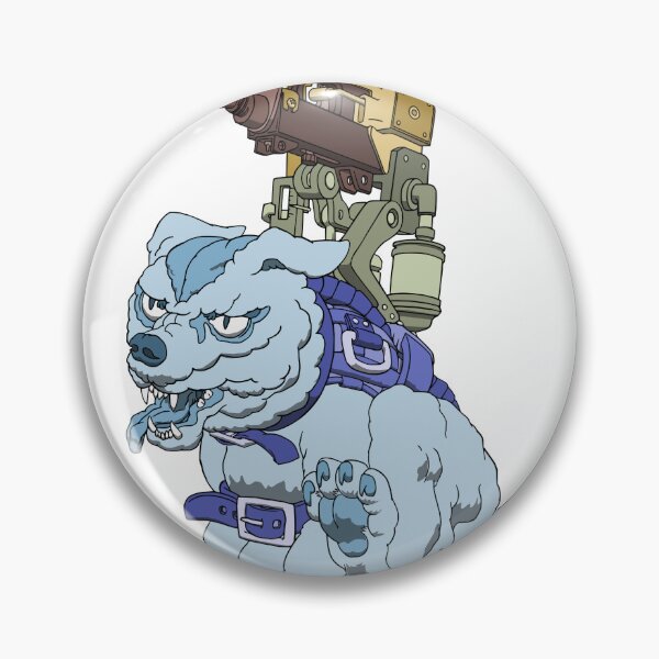 Item preview, Dog Blaster - Blue - mechanized wolf dog wielding machine gun designed and sold by BrettsDrawings.