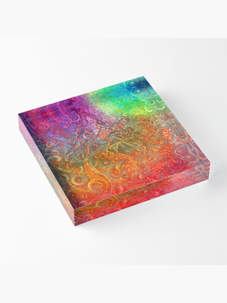 Thumbnail 3 of 5, Acrylic Block, Shiva Shakti dancing in Cosmos 4 designed and sold by Harsh Malik.