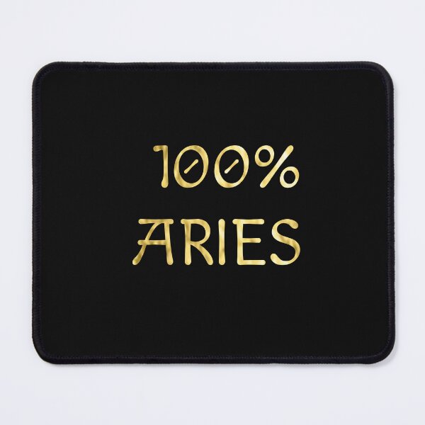 Item preview, 100% Aries Gold Typography Simple designed and sold by NikitaSkyDesign.