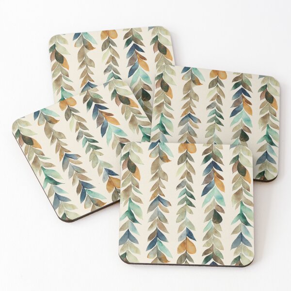 Item preview, Watercolor paste branches leaves designed and sold by YeKnot.