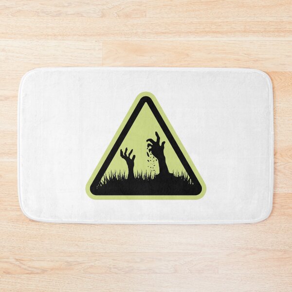 Artikelvorschau, Zombie-Warnschild entworfen und verkauft von DrunkPolarBear.