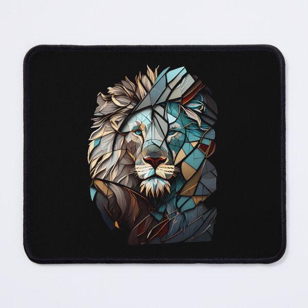 Item preview, Lion - Stained Glass designed and sold by ShadowAndSlate.