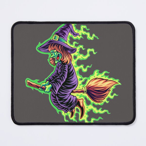 Item preview, Halloween witch on a broom Halloween costume celebrants designed and sold by AssamFT.