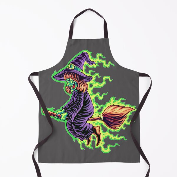 Item preview, Halloween witch on a broom Halloween costume celebrants  designed and sold by AssamFT.