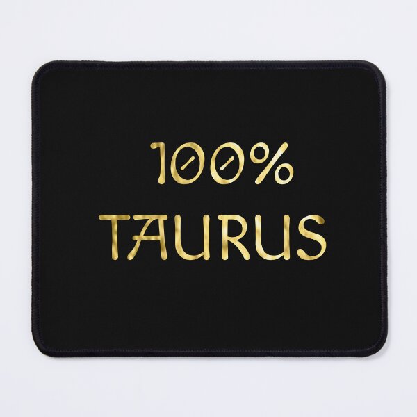 Item preview, 100% Taurus Gold Typography Simple designed and sold by NikitaSkyDesign.