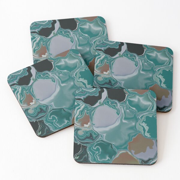 Item preview, Bubble in the sky abstract art green black designed and sold by chuckletuckle.