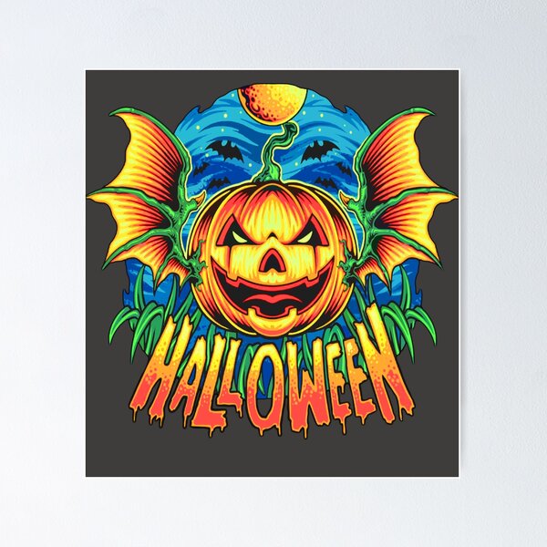 Item preview, Halloween Pumpkin costume Horror Party  designed and sold by AssamFT.