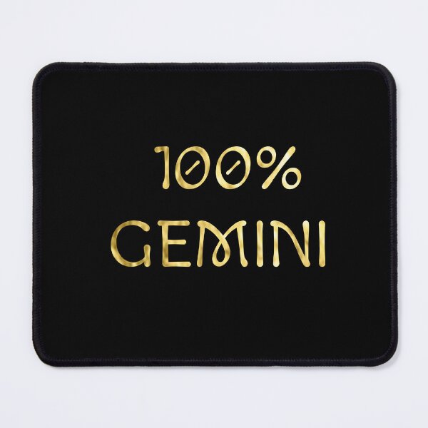 Item preview, 100% Gemini Gold Typography Simple designed and sold by NikitaSkyDesign.