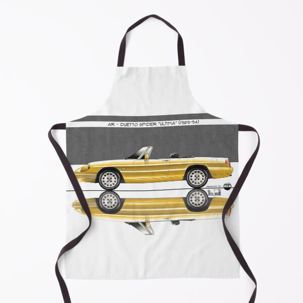 Item preview, Azaziel Original Series - Drawing of AR - Duetto Spider Ultima in Giallo Ginestra designed and sold by Azaziel.