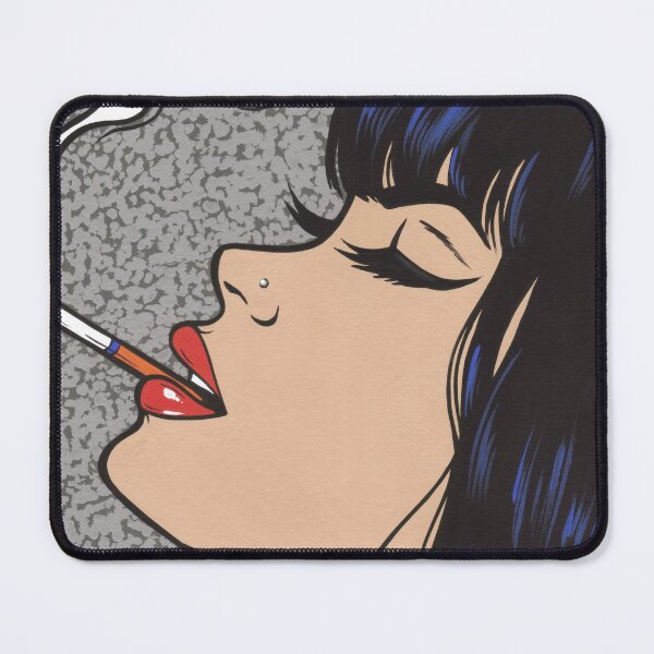 Item preview, Smoking Comic Pop Art Girl designed and sold by turddemon.